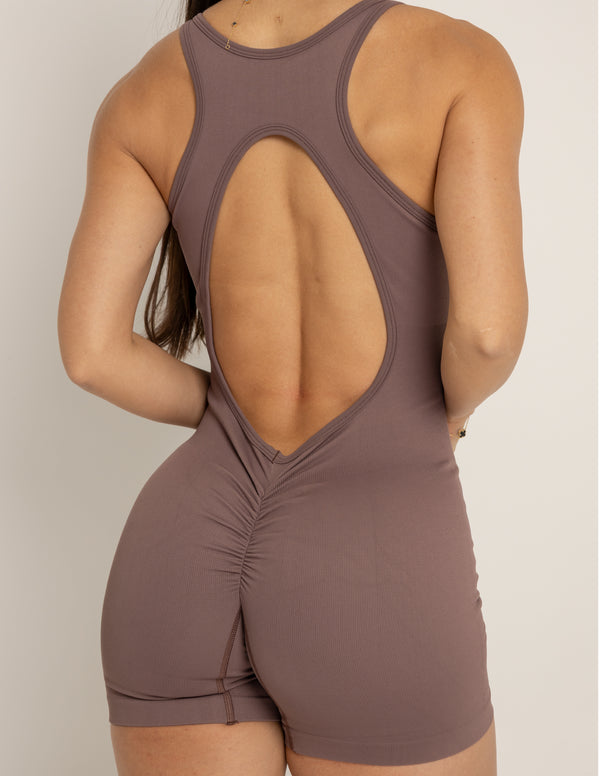 BACK JUMPSUIT CHOCOLAT