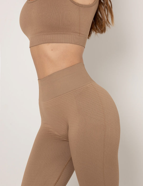 LEGGINS SEAMLESS MOCCA WAFLE