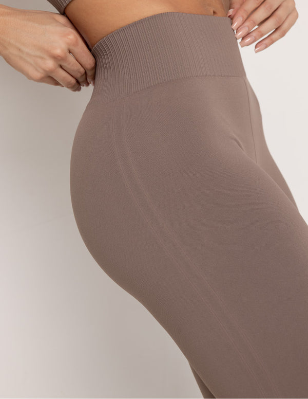 LEGGINS SEAMLESS BROWN