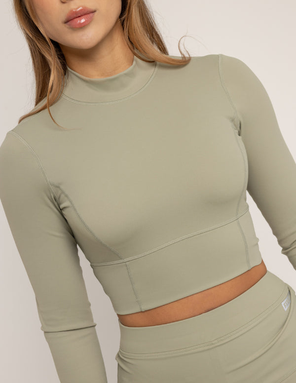 CROP TOP OLIVA