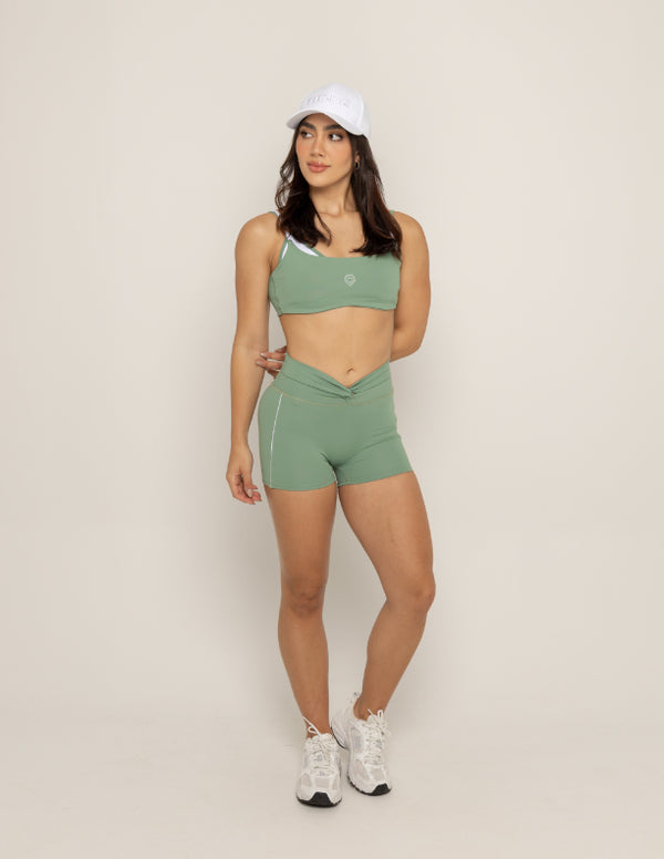 SHORT NUDO - MOSS GREEN