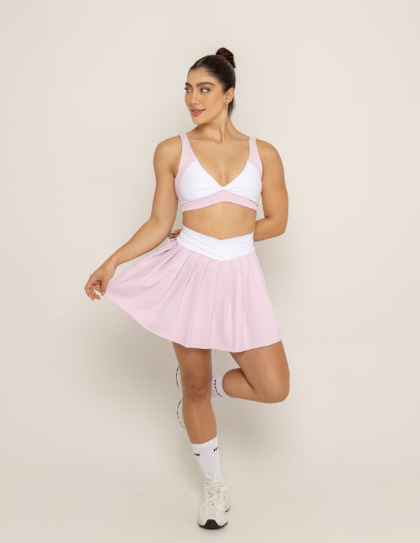 TOP BITONE - SOFT PINK